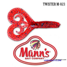 Твистер Manns модель M-023 ( упаковка 20 штук )